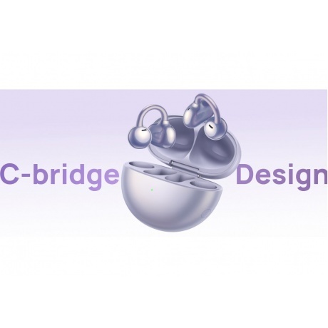 Наушники Huawei FreeClip Dove T0017 Purple 55037246 - фото 9