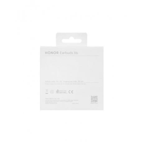 Наушники HONOR Earbuds X6 White 5503ABBG - фото 16