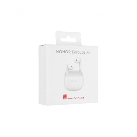 Наушники HONOR Earbuds X6 White 5503ABBG - фото 17