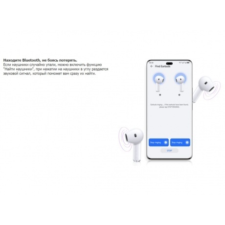 Наушники HONOR Earbuds X6 White 5503ABBG - фото 25