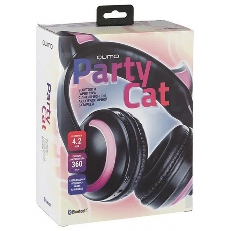 Наушники Qumo Party Cat ВТ 0027 - фото 1