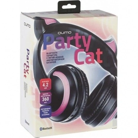 Наушники Qumo Party Cat ВТ 0027