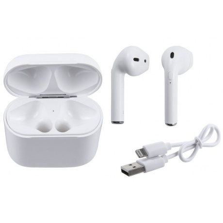 Наушники Red Line с микрофоном (TWS) BHS - 16, Star Beats, белый