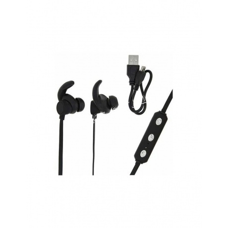 Наушники Red Line с микрофоном BHS - 02, черный - фото 2