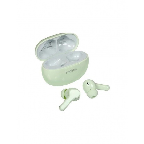Беспроводные наушники Realme Buds T-110, зеленый - фото 2