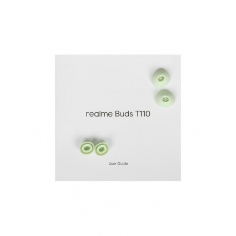 Беспроводные наушники Realme Buds T-110, зеленый - фото 9