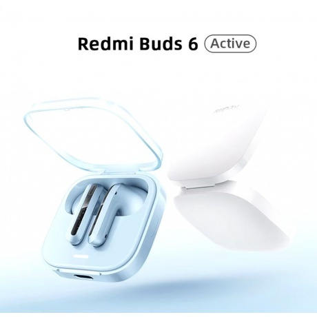 Наушники Xiaomi Redmi Buds 6 Active White M2344E1 (BHR8391GL) - фото 27
