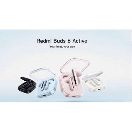 Наушники Xiaomi Redmi Buds 6 Active White M2344E1 (BHR8391GL) - фото 31