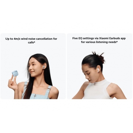 Наушники Xiaomi Redmi Buds 6 Active White M2344E1 (BHR8391GL) - фото 34