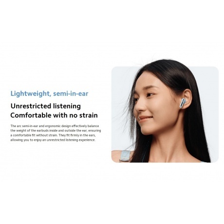 Наушники Xiaomi Redmi Buds 6 Active White M2344E1 (BHR8391GL) - фото 39