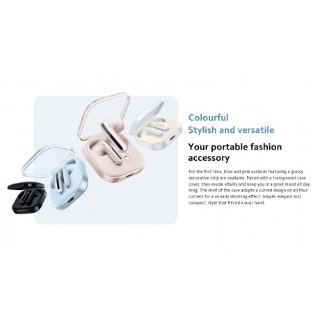 Наушники Xiaomi Redmi Buds 6 Active White M2344E1 (BHR8391GL) - фото 40