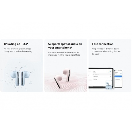 Наушники Xiaomi Redmi Buds 6 Active White M2344E1 (BHR8391GL) - фото 45
