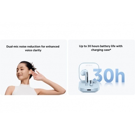 Наушники Xiaomi Redmi Buds 6 Active Black M2344E1 (BHR8396GL) - фото 33