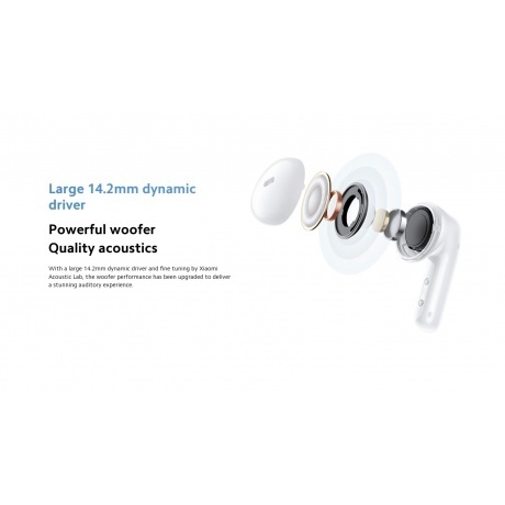 Наушники Xiaomi Redmi Buds 6 Active Black M2344E1 (BHR8396GL) - фото 35