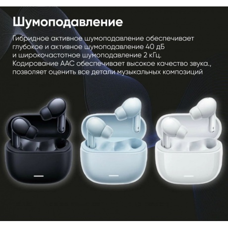 Наушники Xiaomi Redmi Buds 6 Lite Black M2349E1 (BHR8653GL) - фото 11