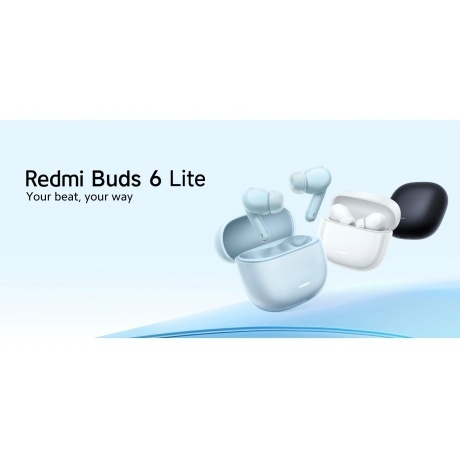 Наушники Xiaomi Redmi Buds 6 Lite Black M2349E1 (BHR8653GL) - фото 15