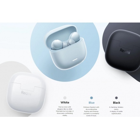 Наушники Xiaomi Redmi Buds 6 Lite Black M2349E1 (BHR8653GL) - фото 24