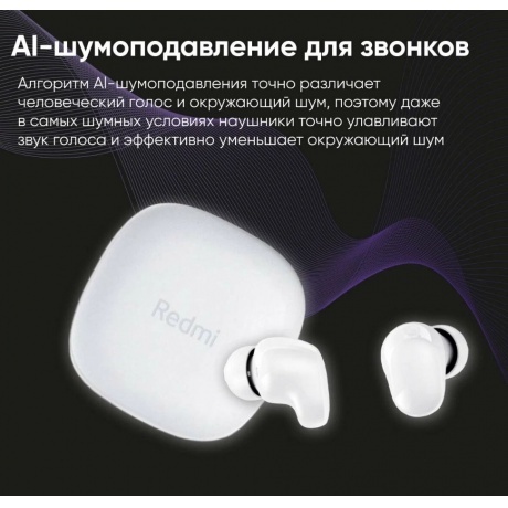 Наушники Xiaomi Redmi Buds 6 Play White M2420E1 (BHR8773GL) - фото 13