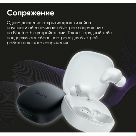 Наушники Xiaomi Redmi Buds 6 Play Black M2420E1 (BHR8776GL) - фото 35