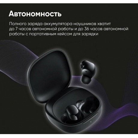 Наушники Xiaomi Redmi Buds 6 Play Black M2420E1 (BHR8776GL) - фото 40