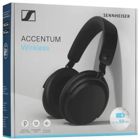 Наушники Sennheiser Accentum Wireless Headset Black 700174 - фото 8
