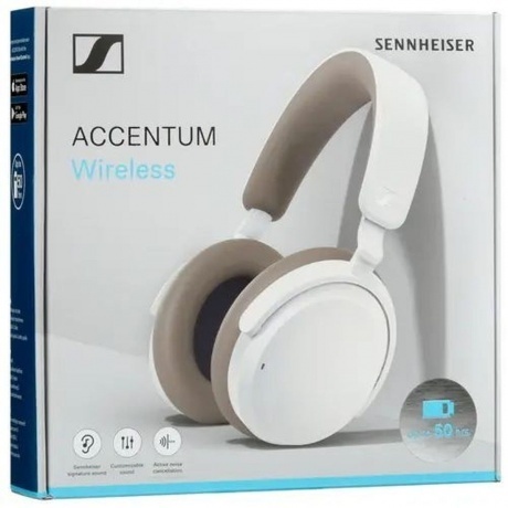 Наушники Sennheiser Accentum Wireless Headset White 700175 - фото 9