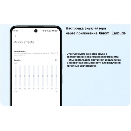 Наушники Xiaomi Redmi Buds 6 Lite Blue BHR8660GL - фото 22