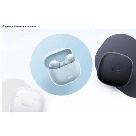 Наушники Xiaomi Redmi Buds 6 Lite Blue BHR8660GL - фото 24