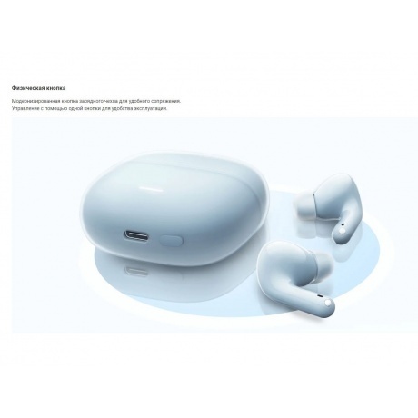 Наушники Xiaomi Redmi Buds 6 Lite Blue BHR8660GL - фото 28