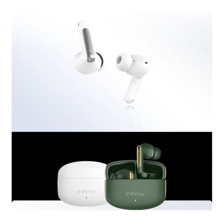 Наушники INFINIX TWS EARPHONE XE28 Green - фото 32