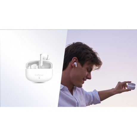 Наушники INFINIX TWS EARPHONE XE28 White - фото 24