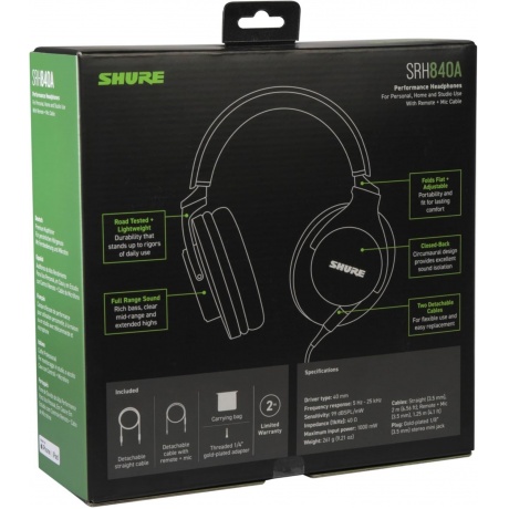 Наушники Shure SRH840A - фото 22