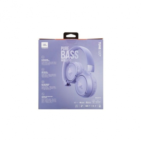 Наушники JBL, модель Tune 520BT, purple - фото 15