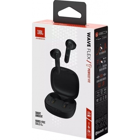Наушники JBL, модель Wave Flex TWS, black - фото 17