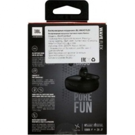 Наушники JBL, модель Wave Flex TWS, black - фото 18