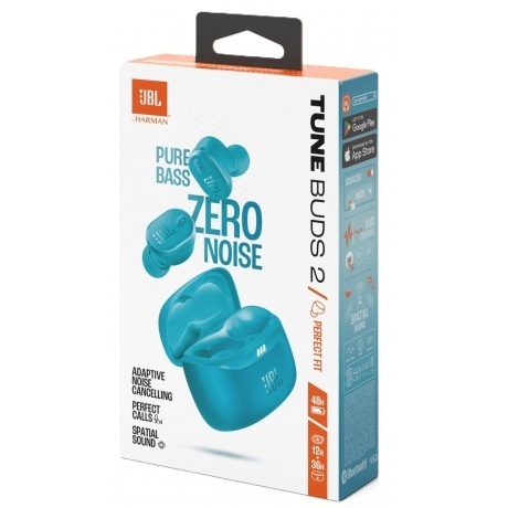 Наушники JBL Tune Buds 2 Turquoise - фото 11