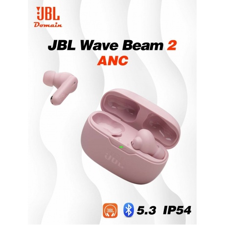 Наушники JBL Wave Beam 2, розовый - фото 12