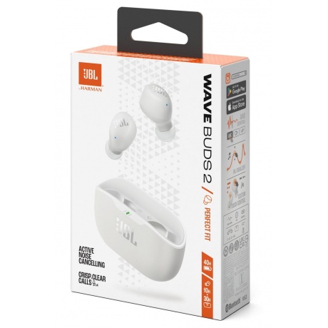 Наушники JBL Wave Buds 2, белый - фото 10