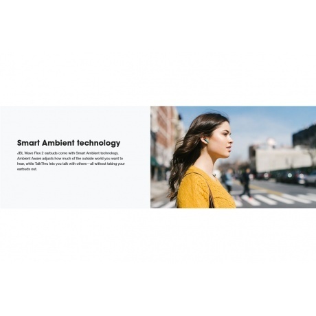 Наушники JBL Wave Flex 2, синий - фото 7