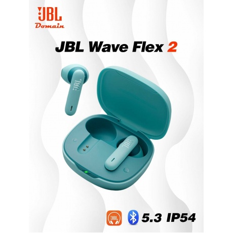 Наушники JBL Wave Flex 2, синий - фото 10