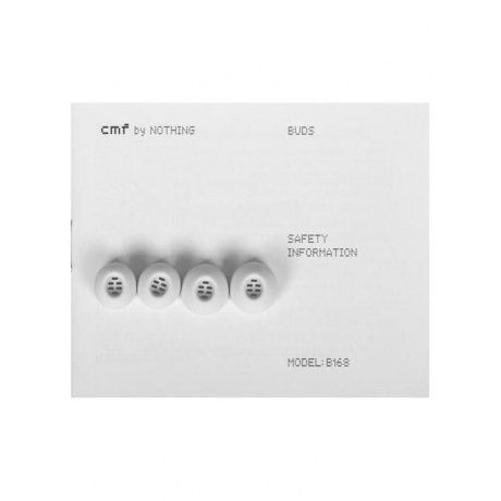 Наушники Nothing CMF Buds Light Gray, B168 - фото 11