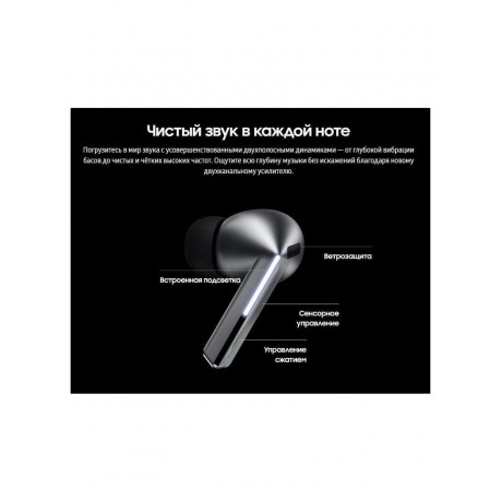 Наушники Samsung Galaxy Buds 3 Pro серебристый SM-R630NZAACIS - фото 37