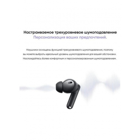 Наушники Realme Buds T310, черный - фото 36