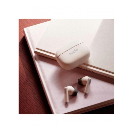 Беспроводные наушники Sudio A1 PRO TWS песочный - фото 3