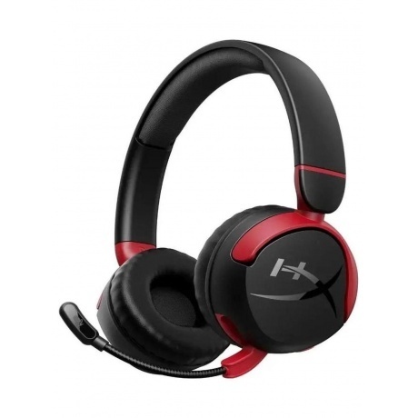 

Наушники с микрофоном HyperX Cloud Mini Bluetooth накладные черный/красный