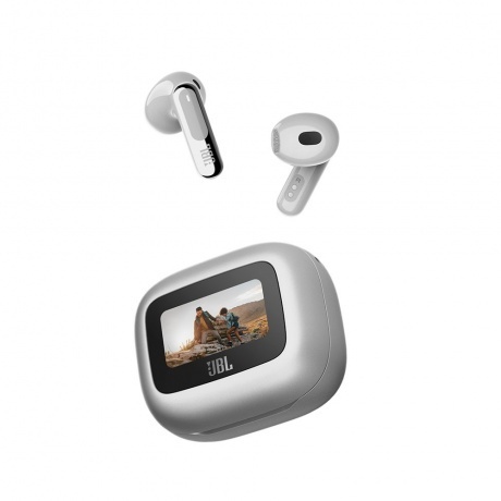 Наушники JBL Live Flex 3 (JBLLIVEFLEX3SIL) Silver - фото 1