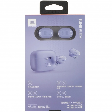 Наушники JBL Tune Buds (JBLTBUDSPUR) Purple - фото 18