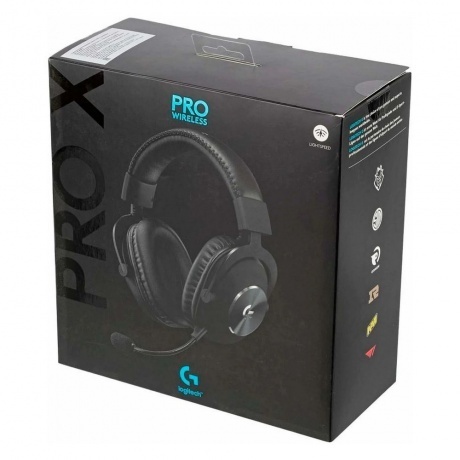 Наушники Logitech Pro X Wireless Lightspeed Black (981-000908) - фото 7