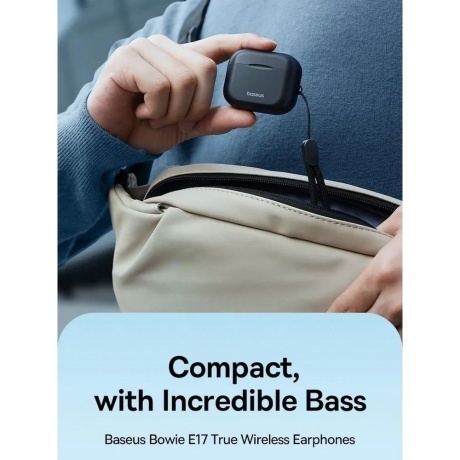 Наушники Baseus Bowie E17 Cluster Black (A00072200113-Z1) - фото 5