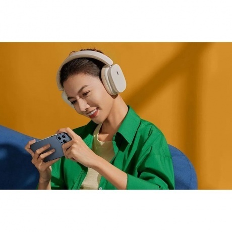 Наушники Baseus Bowie H1 Noise-Cancelling Creamy White (NGTW230202) - фото 8